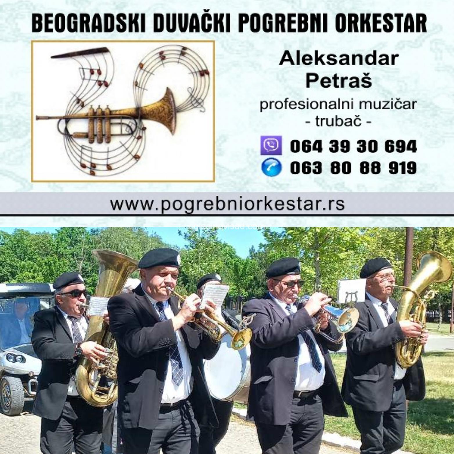 Trubači pogrebni orkestar pleh muzika za sahranu Beograd groblje Nova Bežanija