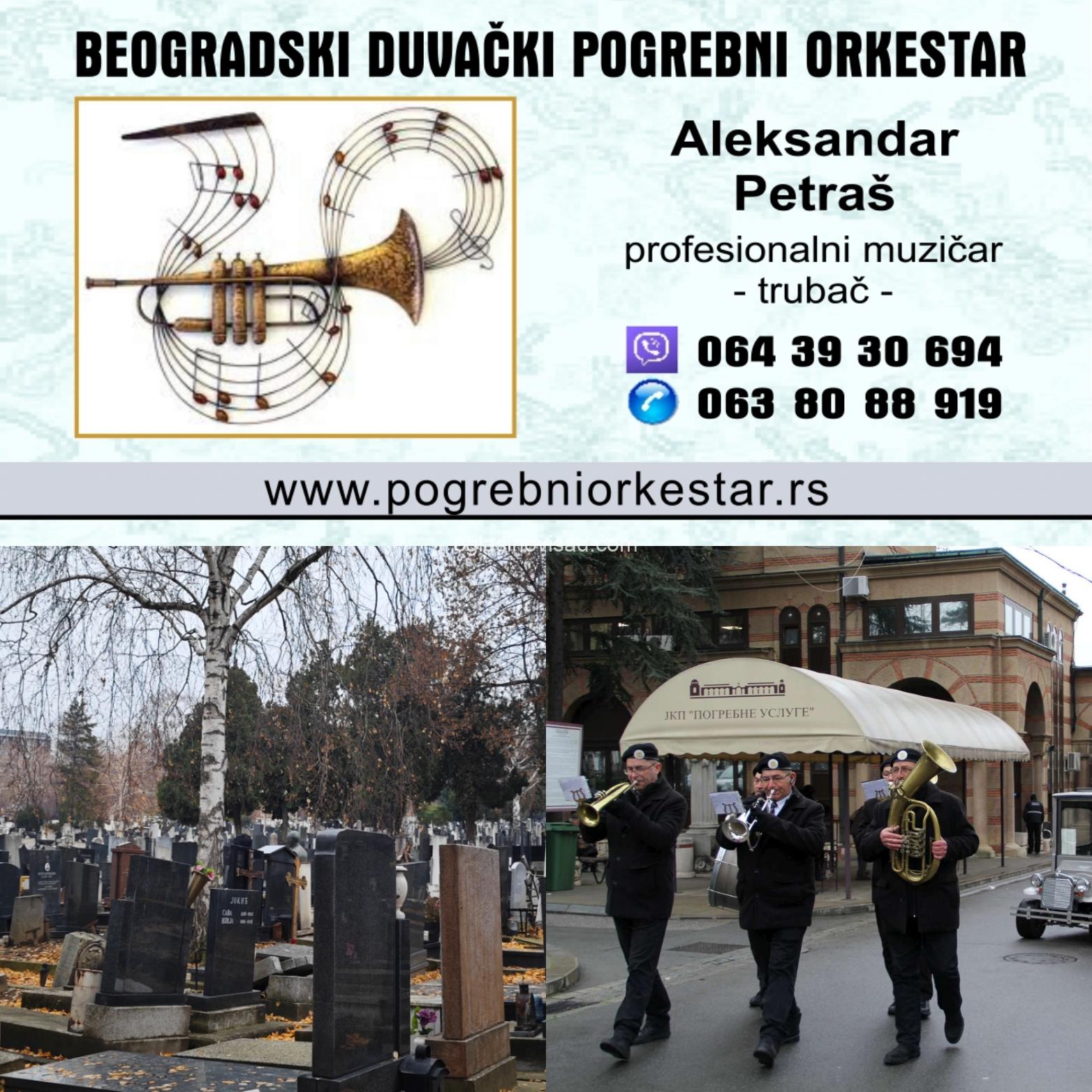 Trubači muzika za sahranu beogradska groblja Srbija
