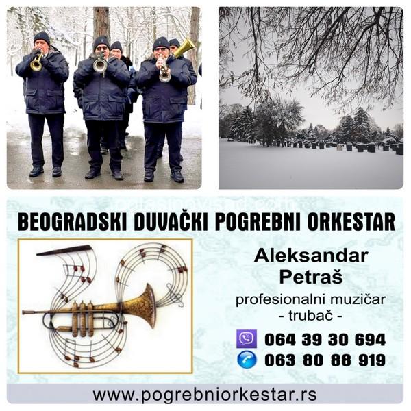 Pogrebni orkestar Beograd, trubaci pleh muzika, sahrane Novobežanijsko groblje