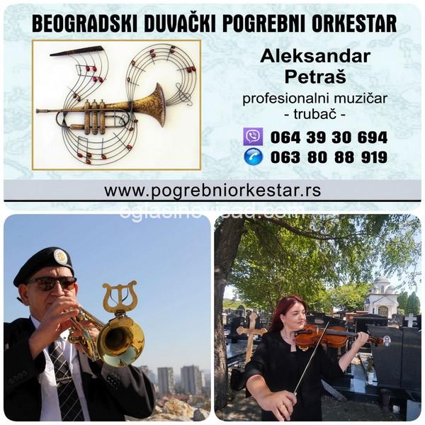 Solo  violinista ili trubač  za sahranu kremaciju